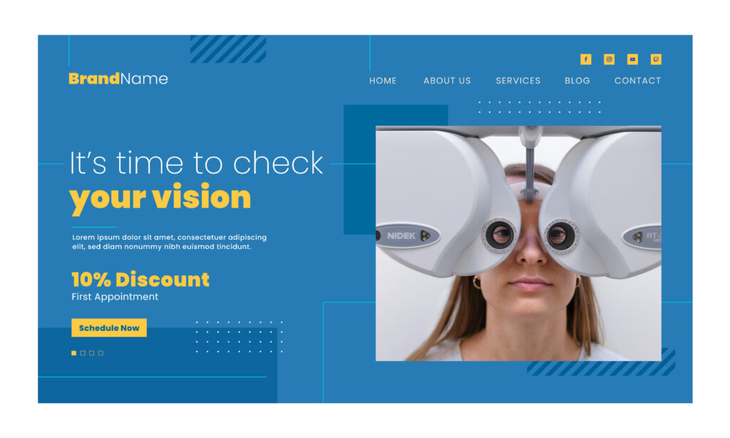 Eye Doctor Landing Page